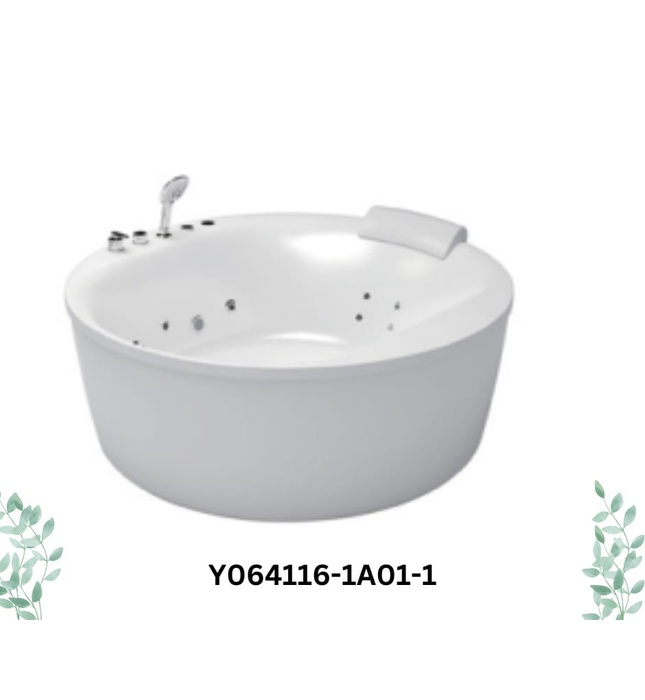 Bồn Tắm Tròn Massage 1.6m JOMOO Y064116-1A01-1
