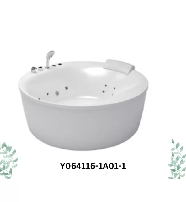 Bồn Tắm Tròn Massage 1.6m JOMOO Y064116-1A01-1