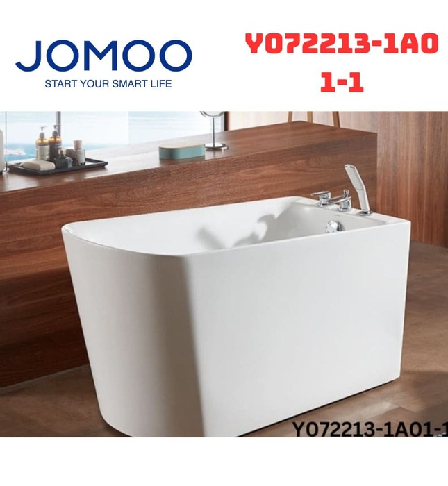Bồn Tắm Đặt Sàn Vuông 1.35m JOMOO Y072213-1A01-1