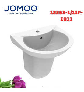 Chậu Lavabo Treo Tường Chân Ngắn JOMOO 12262-1/11P-I011