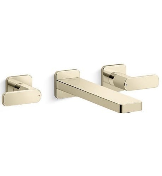 Vòi Lavabo Âm Tường Mỹ Kohler Parallel K-22570T-B4-BL