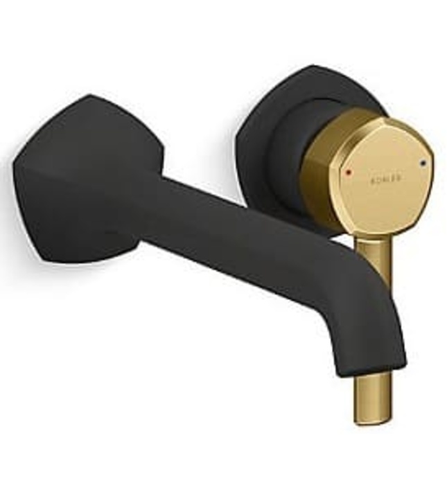 Vòi Lavabo Âm Tường Mỹ Kohler Occation K-EX27102T-4-RGD