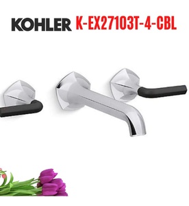 Vòi Lavabo Nickel Mờ Kohler Occasion K-EX27103T-4-CBL