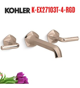 Vòi Lavabo Vàng Hồng Kohler Occasion K-EX27103T-4-RGD