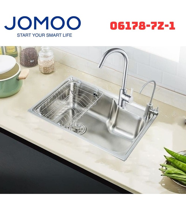 Chậu rửa bát 1 hố Jomoo 06178-7Z-1