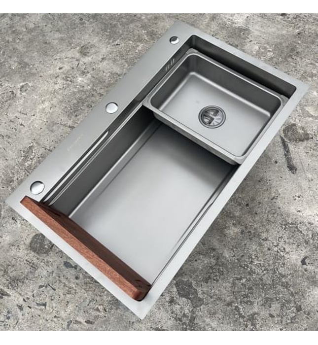 Chậu rửa bát 1 hố 78x 48 Moonoah GR-7848K