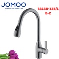 Vòi chậu rửa bát nóng lạnh mạ xám Jomoo 33138-123/1B-Z