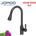 Vòi chậu rửa bát nóng lạnh mạ đen Jomoo 33138-123/DB-Z