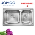 Chậu rửa bát 2 hố lệch Jomoo P06108-7Z1-2