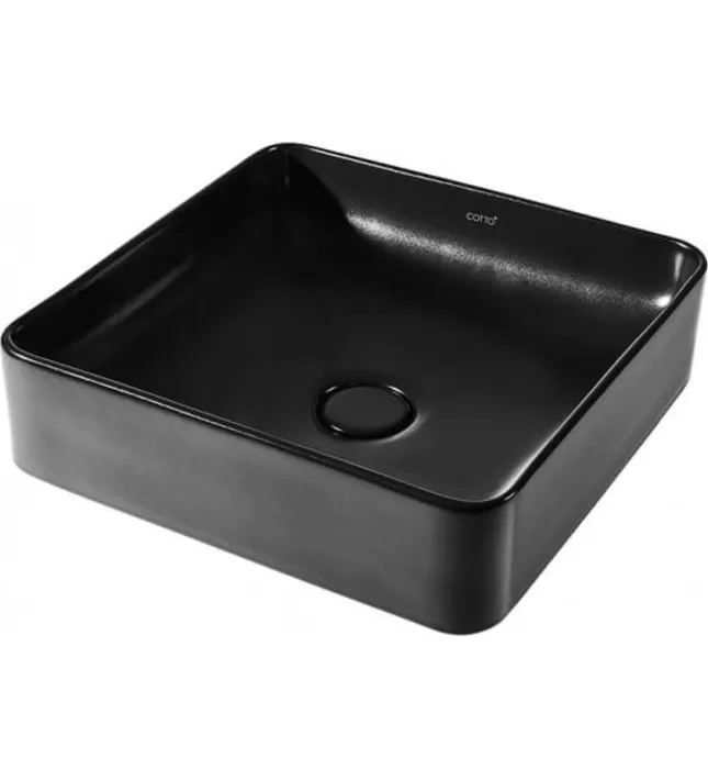Chậu Lavabo Dương Bàn COTTO C00341 MBK Màu Đen Mờ
