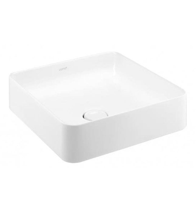 Chậu rửa mặt đặt bàn màu trắng mờ COTTO C00341 MWH