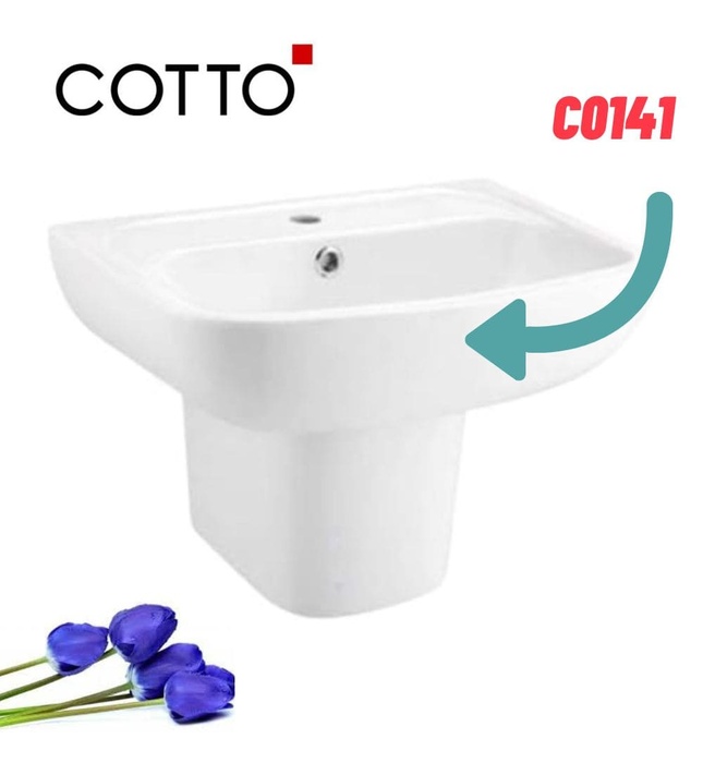 Chậu Rửa Lavabo Treo Tường COTTO C0141