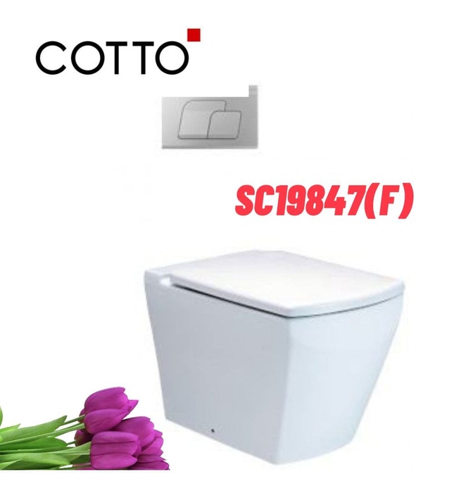 Bàn cầu đặt sàn COTTO SC19847(F)