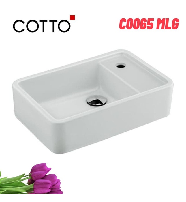 Chậu rửa mặt đặt bàn COTTO C0065 MLG