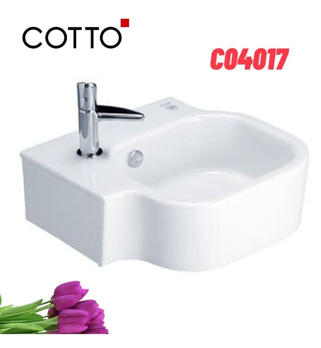Chậu góc treo tường COTTO C04017