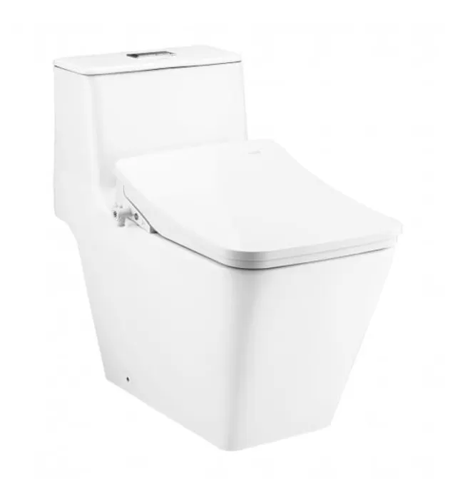 Bàn Cầu 1 Khối Nắp Điện Tử COTTO C10327(CV8)