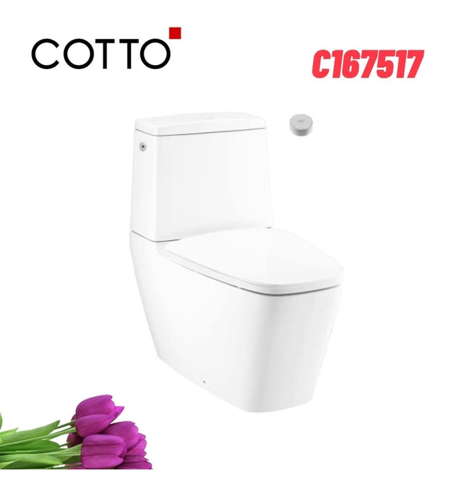 Bàn Cầu 2 Khối Cảm Ứng Chạm COTTO C167517