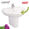 Chậu Rửa Lavabo Treo Tường COTTO C0237