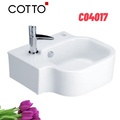 Chậu góc treo tường COTTO C04017