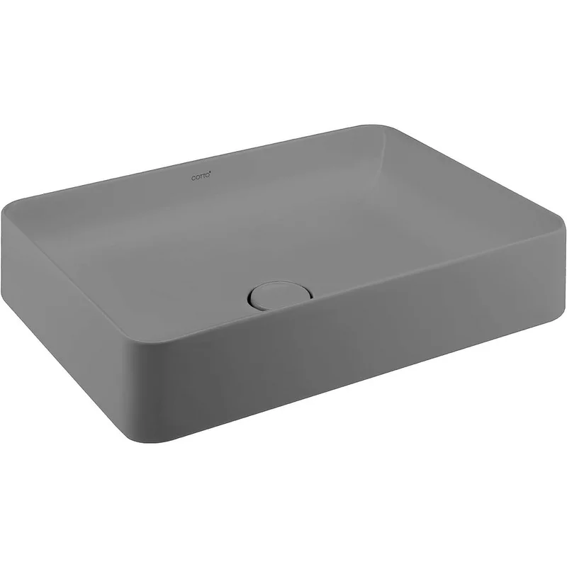 Chậu Lavabo Dương Bàn COTTO C00342 MSL Màu Xám Mờ