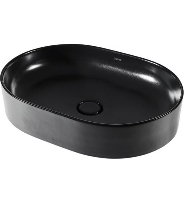 Chậu rửa mặt đặt bàn màu xám mờ COTTO C00343 MBK