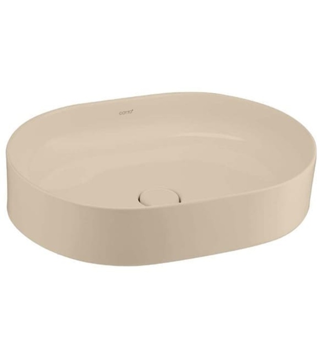 Chậu rửa mặt đặt bàn màu be mờ COTTO C00343 MIR