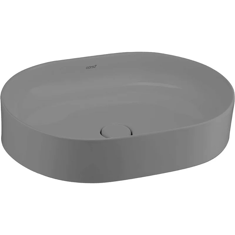Chậu Lavabo Dương Bàn COTTO C00343 MSL Màu Xám Mờ