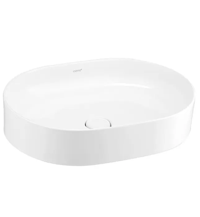 Chậu Lavabo Dương Bàn COTTO C00343 MWH Màu Trắng Mờ
