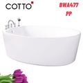 Bồn tắm ngọc trai massage + sục khí 1.7m COTTO BWA477PP