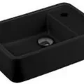 Chậu Lavabo Treo Tường COTTO C0065 MBK Màu Đen Mờ