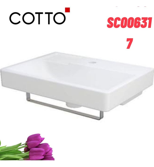 Chậu Rửa Lavabo Treo Tường COTTO SC006317