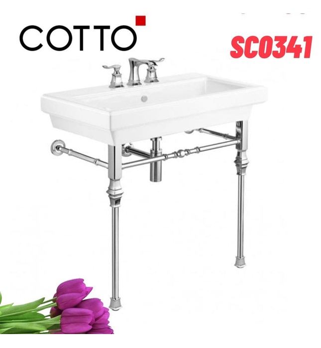 Chậu Rửa Lavabo Treo Tường COTTO SC0341