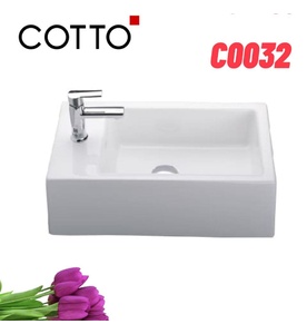 Chậu rửa mặt đặt bàn COTTO C0032
