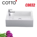 Chậu rửa mặt đặt bàn COTTO C0032