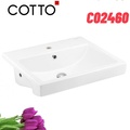 Chậu rửa mặt dương vành COTTO C02460