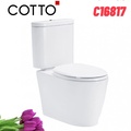 Bàn Cầu 2 Khối Nắp Ngồi Êm COTTO C16817