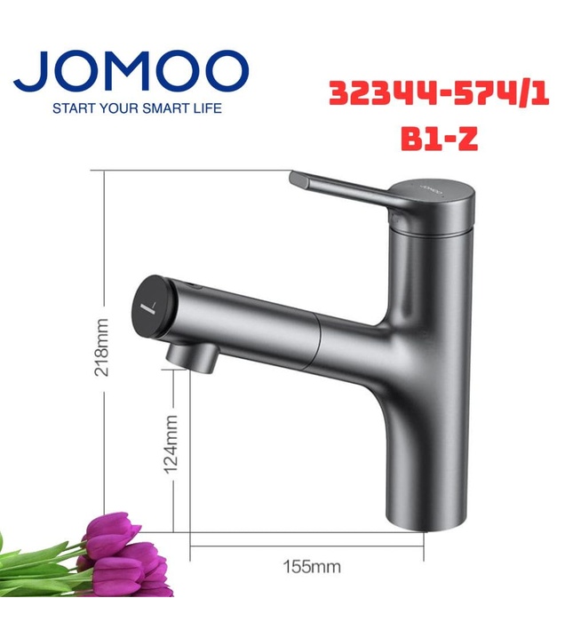 Vòi Lavabo Dây Rút Jomoo 32344-574/1B1-Z