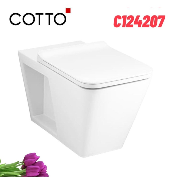 Bàn cầu đặt sàn nắp êm COTTO C124207