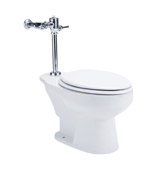 Bàn cầu dùng van xả trực tiếp COTTO C124207BI