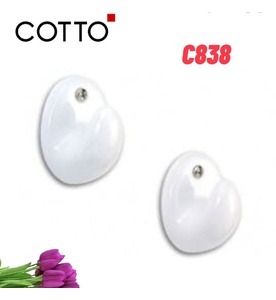 Móc áo đơn sứ Cotto C838