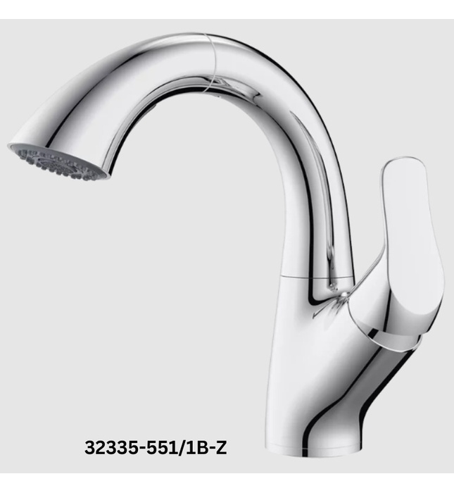 Vòi Lavabo Nóng Lạnh Dây Rút Jomoo 32335-551/1B-Z