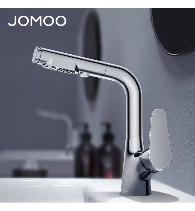 Vòi Lavabo Nóng Lạnh Dây Rút Jomoo 32394-649/1B-Z