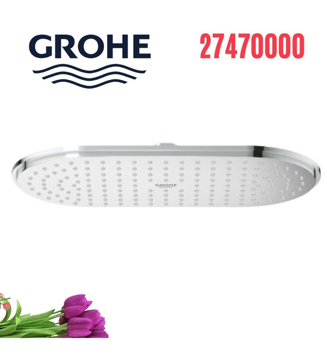 Bát sen nóng lạnh gắn trần Grohe 27470000