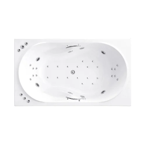 Bồn tắm xây có thanh vịn massage 1.9m COTTO BWA429EL(H)