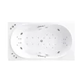 Bồn tắm xây có thanh vịn massage 1.9m COTTO BWA429EL(H)