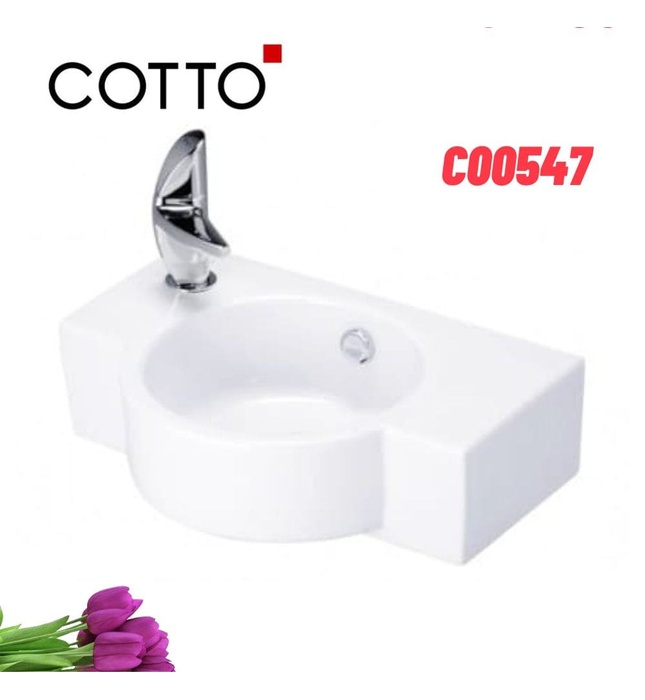 Chậu Rửa Lavabo Treo Tường COTTO C00547