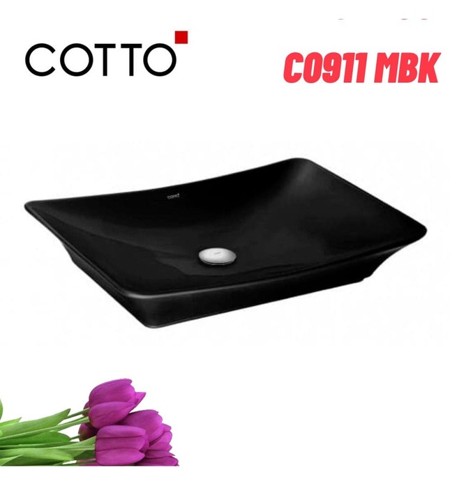 Chậu Lavabo Đặt Bàn Cotto C0911 MBK