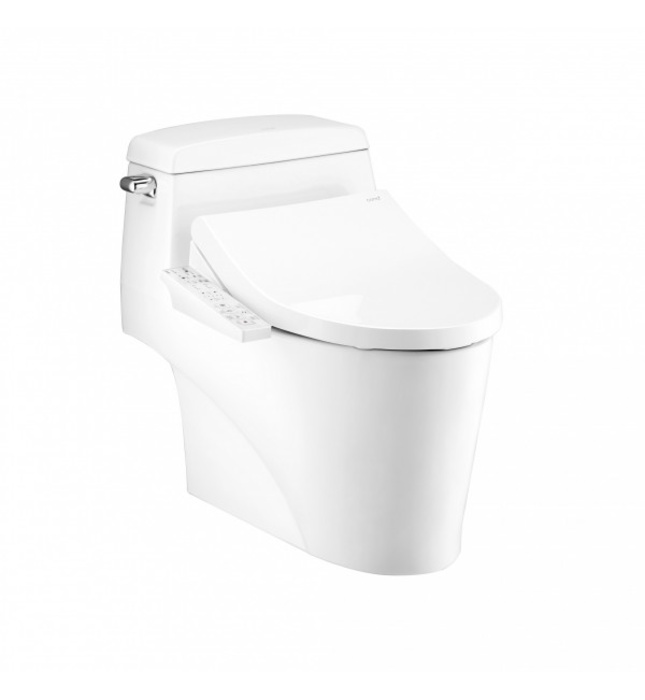 Bàn Cầu 1 Khối Nắp Điện Tử COTTO C10527(CV3)