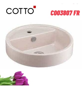 Chậu Lavabo Đặt Bàn Màu Hồng Cotto C003807 FR