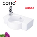 Chậu Rửa Lavabo Treo Tường COTTO C00547
